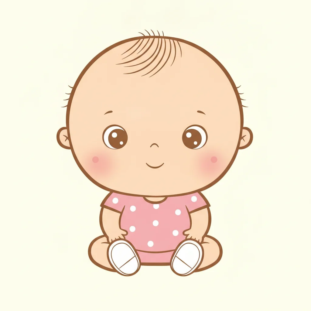 0歳の見本イラスト