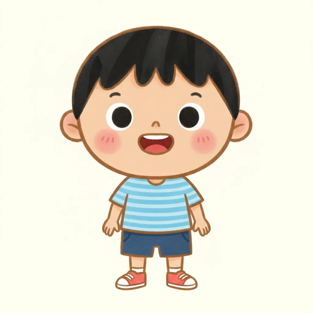 1歳の見本イラスト