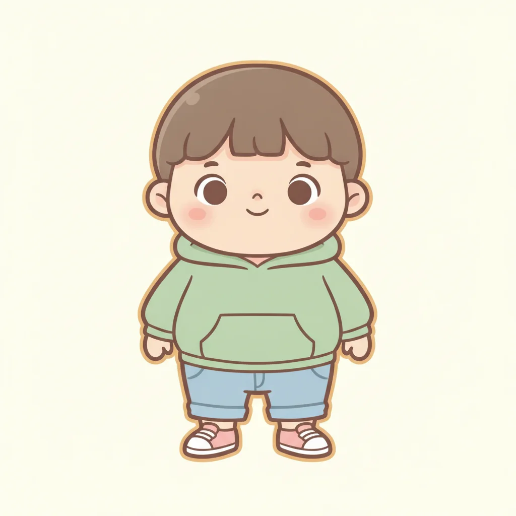 3歳の見本イラスト