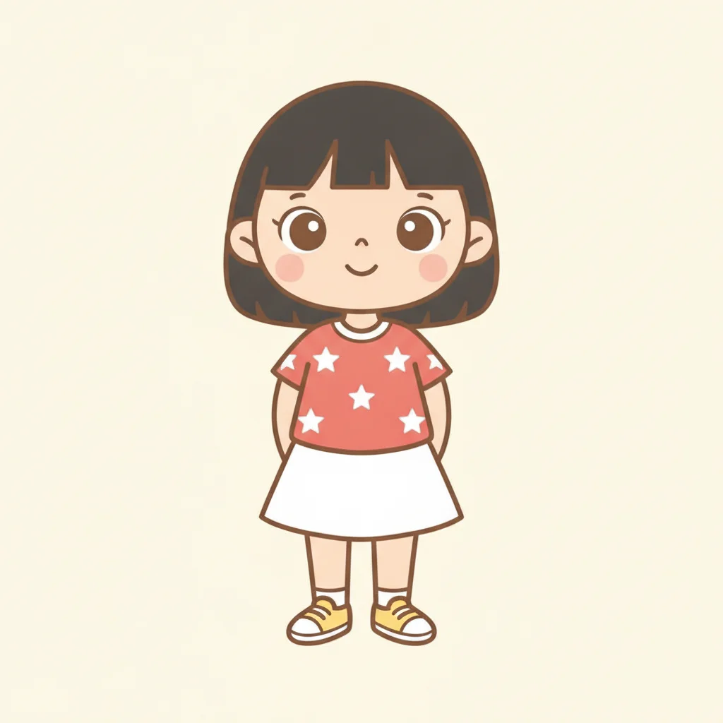 4歳の見本イラスト