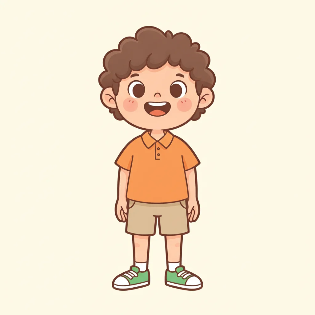 5歳の見本イラスト